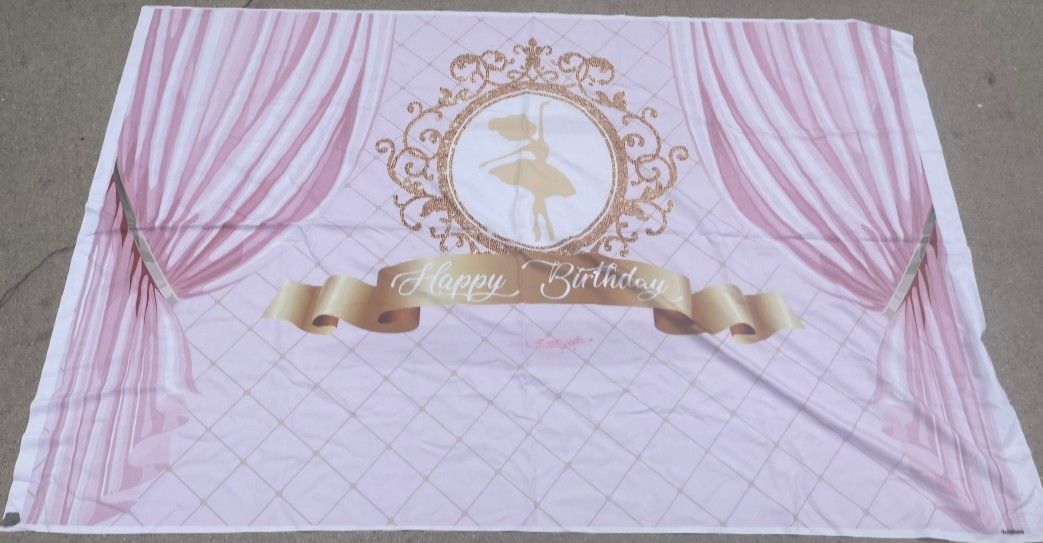 Bailarina Banner/happy Birthday