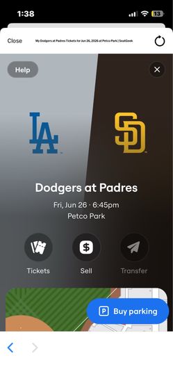 Padres / dodgers 6/26 Friday