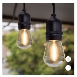 Outdoor String Lights 48', Bistro Lighting, Patio, Deck