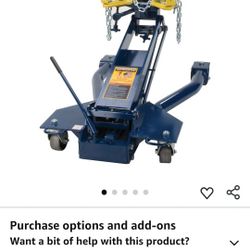 Hein Werner 1 Ton Transmission Floor Jack HW93718
