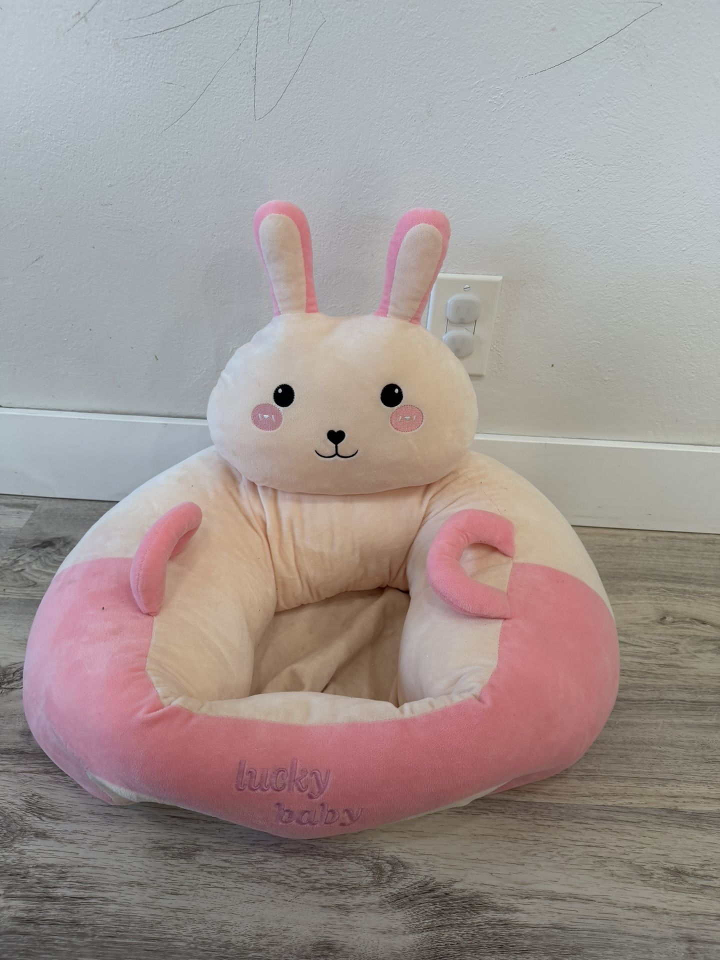 Baby Seat for Babies 3-24 Months, Kids Animal Cartoon Floor Seat for Sitting, Plush Portable Infants