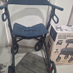 Deluxe rolling walker
