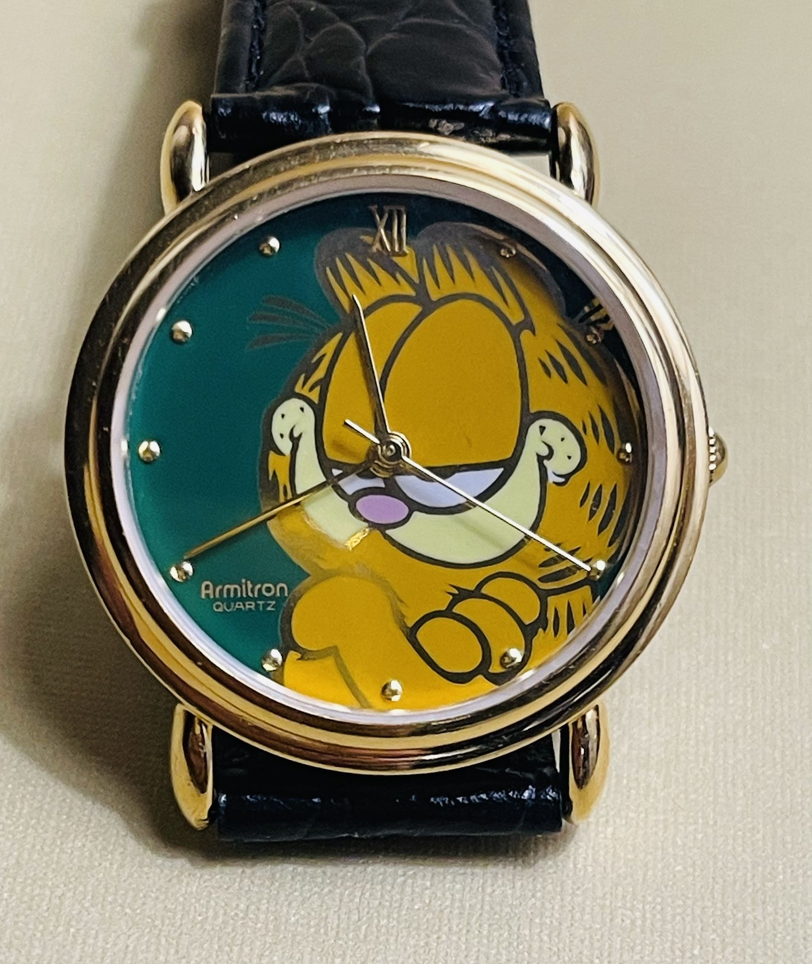 Vintage 1978 Armitron Unisex 800/73 Garfield The Cat Quartz‎ Watch 400101 VINTAGE ARMITRON Garfield Cat Watch for Sale in Rancho  main image 4