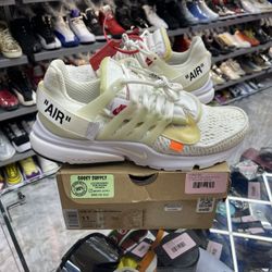 Nike White Air Presto Offwhite - Size 11