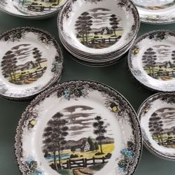 Vintage Spring Valley Dinner Set