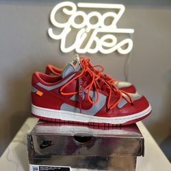 Nike Off-White Dunk Low ‘University low’ Size 10.5 
