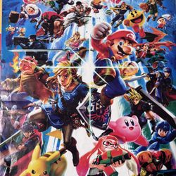 Original Super Smash Bros Ultimate Poster