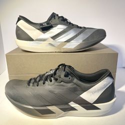 Adidas Y-3 Adizero Adios 9 Cinder Black Alumina Trainers x Yohji Yamamoto   SIZES 9   9.5   10   10.5   12 AVAILABLE 