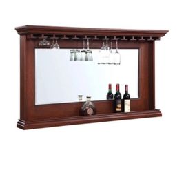 Brand New - Seville back bar mirror mahogany finish 62" x 35.5".