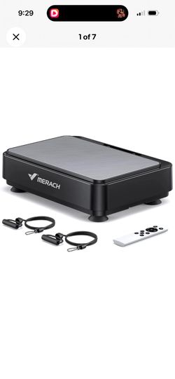 Black Merach Mini Vibration Plate MR-2441 - Brand New