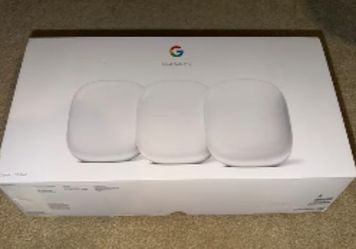 Google Nest Wi-fi Pro 6e AXE5400 Mesh Router 3-pack