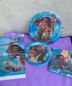 Moana Birthday Party Supplies 41 pcs