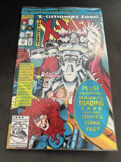 X- Men Comic With Bonus Cards 