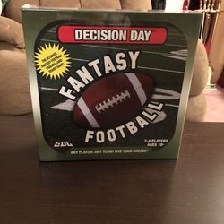 Fantasy Football Decision Day Board Game NIB -$5