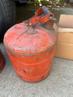 Vintage gas can