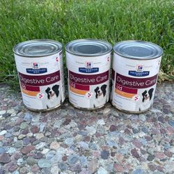 3 cans Hills Digestive Care i/d Turkey Dog Food