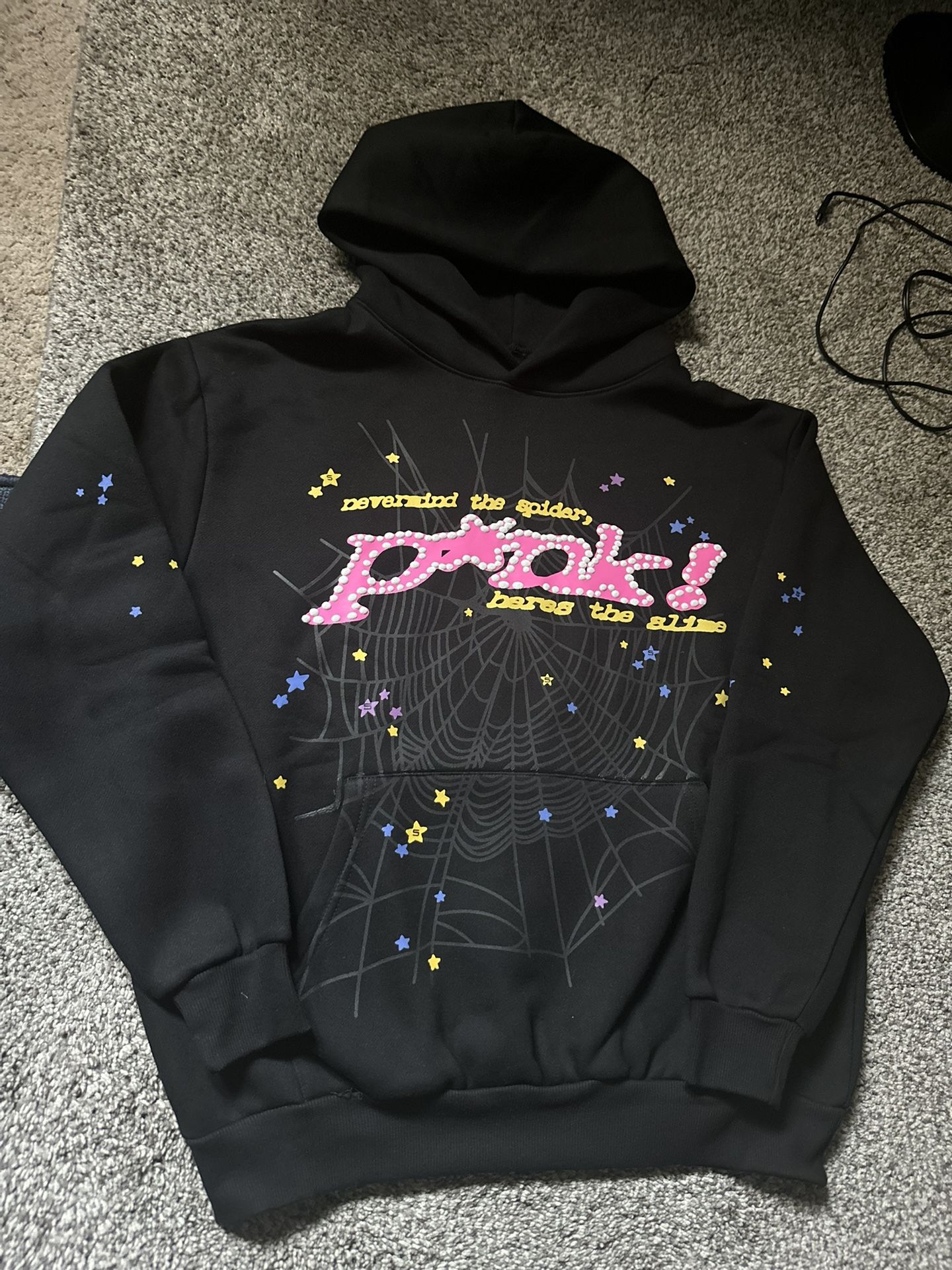 Black Pink Sp5der Hoodie