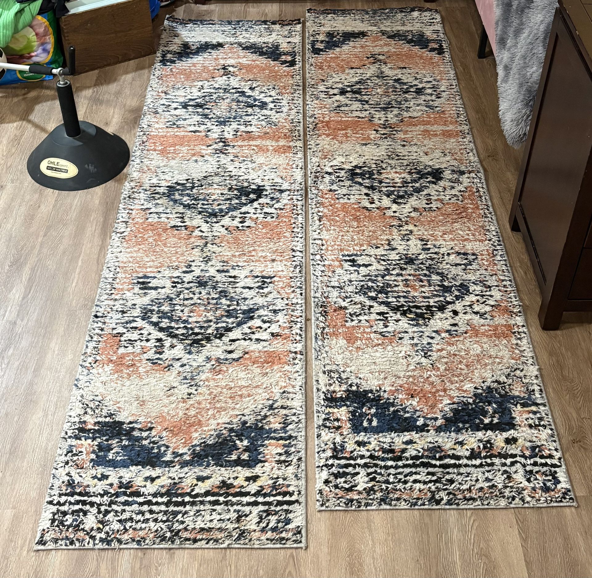 Two Hallway/Area Rugs
