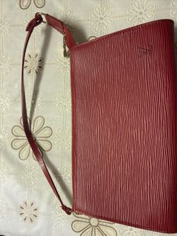 LOUIS VUITTON LV GHW Pochette Accessories Handbag - Epi Red