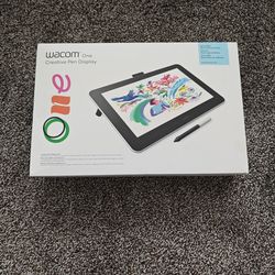 Wacom One Creative Pen Display Drawing Tablet