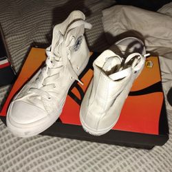 All White Converse