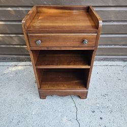 Mid-century Modern Cherry Night Stand Or End Table ! Circa 1950's! Good Condition! 