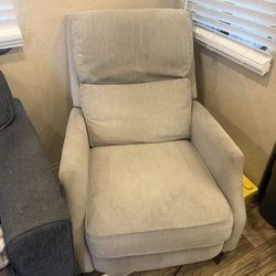 Grey Chair Recliner 