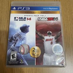 MLB 14 The Show & NBA 2K14 PS3