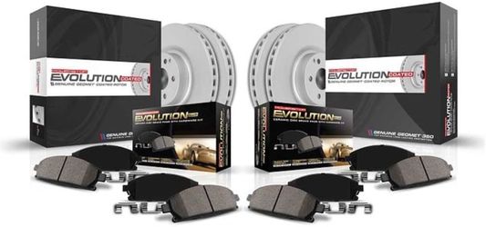 Brand New PowerStop Z17 Front & Rear Brake Kit (Rotors + Ceramic Pads) - Honda Accord 13-17