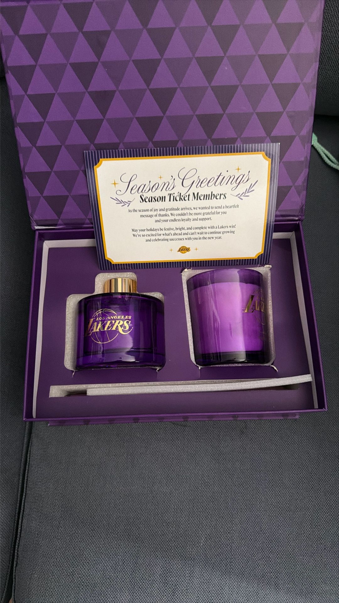 Lakers Candle And Scent Gift Set