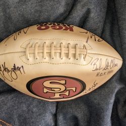 Signed 49ers "Whiteside" Football