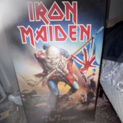iron maiden trooper poster 