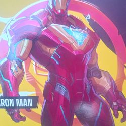 MARVEL RIVALS GAME VERSE MCFARLANE TOYS "IRONMAN" FIGURE