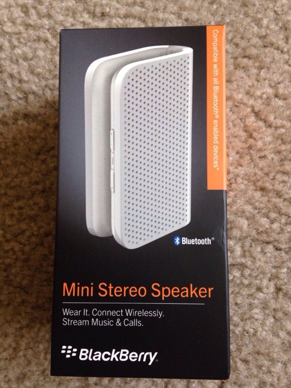 Blackberry Wearable Seatbelt Bluetooth Speaker