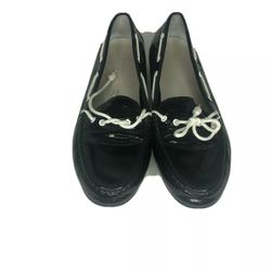 Cole Haan Shoes Loafers Slip Ons Women Size 10B Black Patent Upper