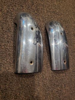 1959 Ford Thunderbird Original Convertible Corner Stainless Trim Pieces 1958 Tbird 1960