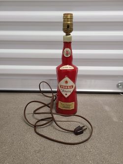 Vodka Liquor Bar Bottle TABLE LAMP