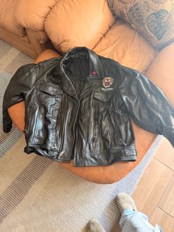vintage triumph leather jacket