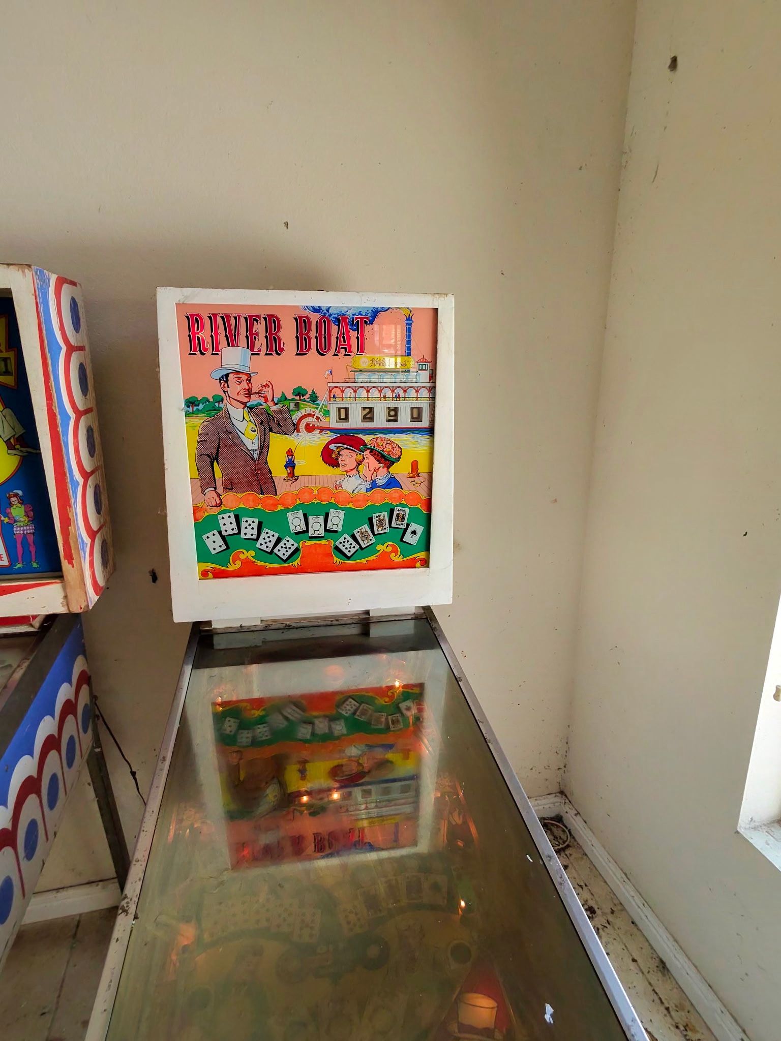 River Boat" pinball machine, manufactured by Williams Electronic Games, Inc. in September 1964.