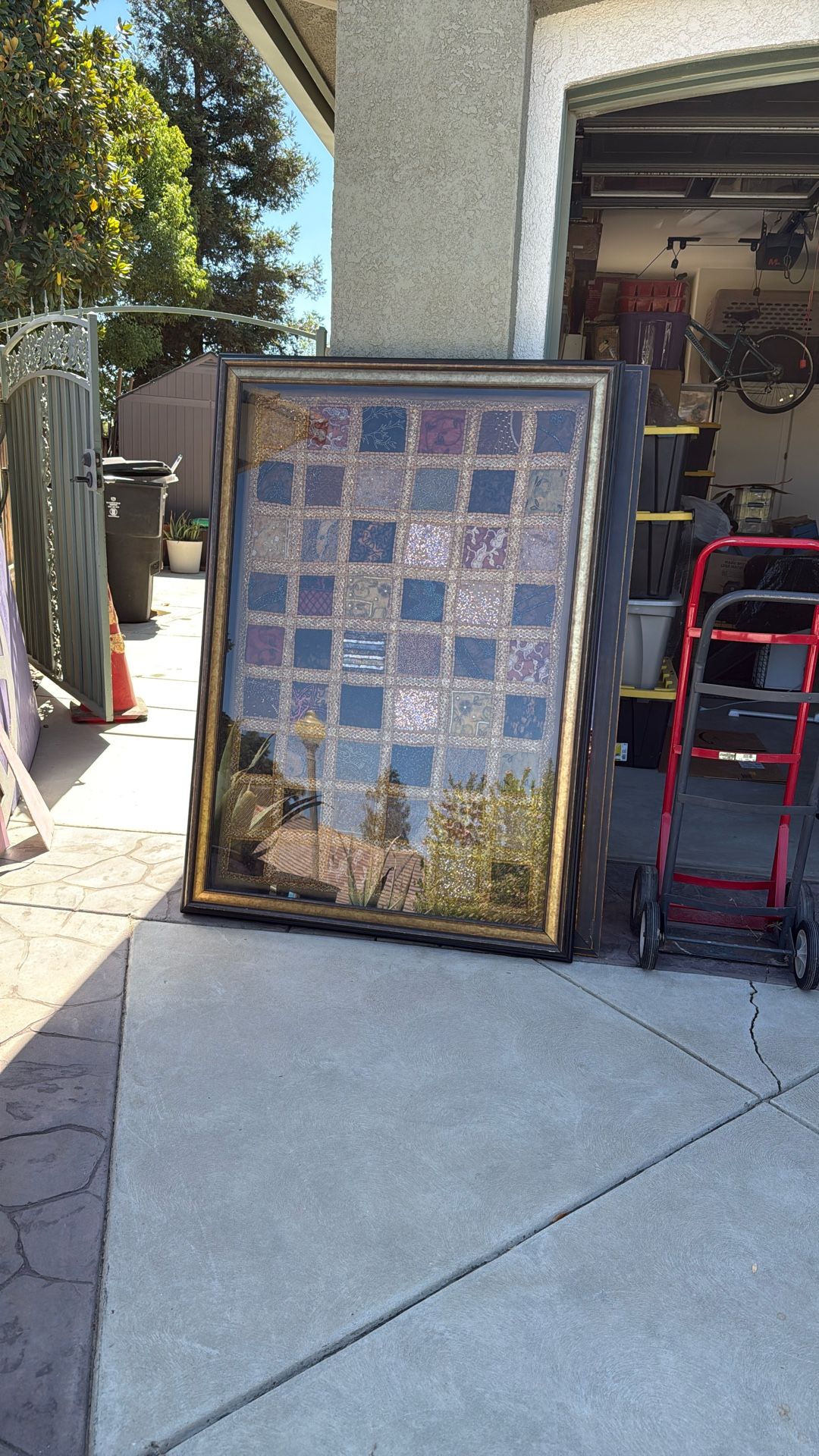 Large Indian Beaded Embroidered Tapestry