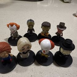 8 Horror Movie Figures Decoration - Awesome To Set Up In A Collection