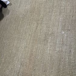 5 x 8 celery green Jute rug from West Elm