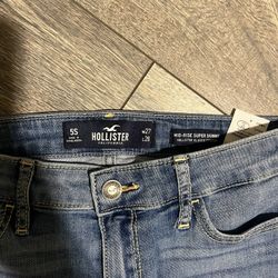 Hollister mid rise skinny jeans 5S