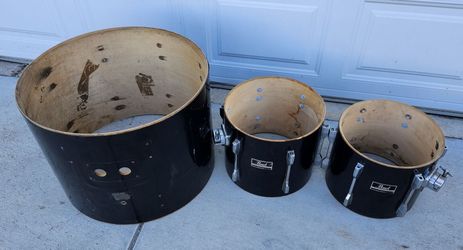 First Act - Black Drum Set Toms