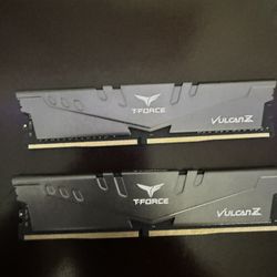 T-Force VulcanZ DDR4 16gb Ram 3600MHZ