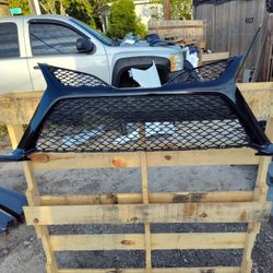 Front Bumper Grill And Left And Right Lower Bumper Plastic Moldings OEM Parts