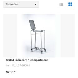 MIP  LCC-2000-1 Laundry Cart W/Bag