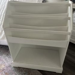 Kids Bookshelf White