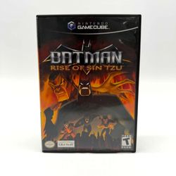 Batman: Rise of Sin Tzu Nintendo GameCube, Wii 2003 CIB Game Case Manual
