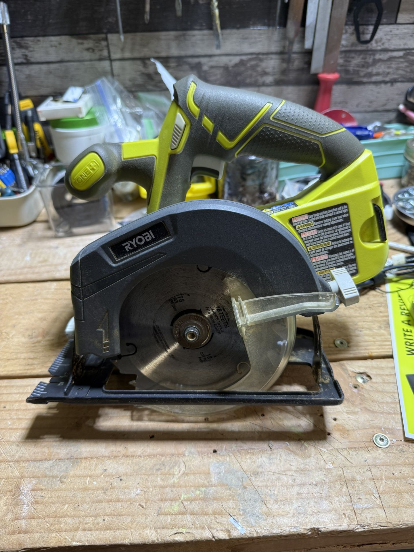 RYOBI 18ov 5-1/2 Cordless Circular Saw /tool Only